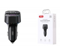 FM-Модулятор XO BCC17 плюс зарядка Smart Bluetooth MP3 A+C Dual Port PD30W Car Charger Black