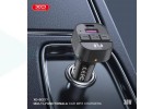 FM-Модулятор XO BCC17 плюс зарядка Smart Bluetooth MP3 A+C Dual Port PD30W Car Charger Black