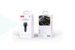 FM-Модулятор XO BCC17 плюс зарядка Smart Bluetooth MP3 A+C Dual Port PD30W Car Charger Black