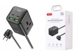 Сетевое зарядное устройство XO WL24(EU) 65W Fast Charging Desktop Charger Array Plug Black