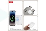 Беспроводное зарядное устройство XO CX033 Mobile Power+Wireless Charger 3-in-1 White