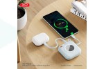 Универсальный дополнительный аккумулятор Power Bank XO PR258 self type-c cable, apple cable digital fast charger 22.5W/20W 10000mAh blue