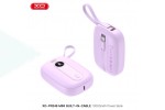 Универсальный дополнительный аккумулятор Power Bank XO PR246 22.5W Fully Compatible + PD20W TYPE-C, iP Cable 10000mAh purple