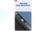 Универсальный дополнительный аккумулятор Power Bank XO PR155 PD20W+QC22.5W Metal Digital Display Touch Sensor Mini Fast Charging 10000mAh Black