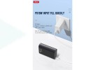 Универсальный дополнительный аккумулятор Power Bank XO PR155 PD20W+QC22.5W Metal Digital Display Touch Sensor Mini Fast Charging 10000mAh Black