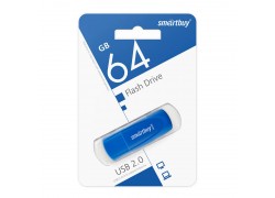 Флешка USB 2.0 SmartBuy Scout Blue 64GB (SB064GB2SCB)