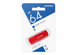 Флешка USB 2.0 SmartBuy Scout Red 64GB (SB064GB2SCR)