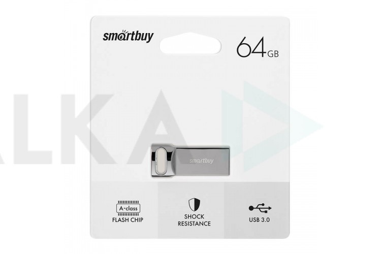 Флешка USB 3.0 /3.1 SmartBuy M2 Metal 100MB/s 64GB (SB64GBM2)