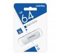 Флешка USB 3.0 /3.1 Smartbuy Scout White 64GB (SB064GB3SCK)