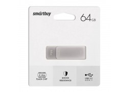 Флешка USB 3.0 /3.2 Gen.1 Smartbuy M1 Metal Grey 64GB (SB064GM1G)