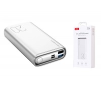 Универсальный дополнительный аккумулятор Power Bank XO PR230  QC22.5W full protocol + PD20W fast charging mobile power 20000 mAh White