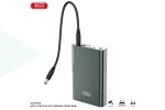 Универсальный дополнительный аккумулятор Power Bank XO PR216 UPS Multifunctional Uninterruptible Mobile Power Supply 10000mAh Gray