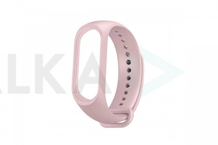 Ремешок силиконовый для XIAOMI MI Band 3/MI Band 4 цвет розовый песок