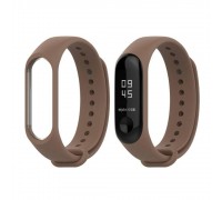 Ремешок силиконовый для XIAOMI MI Band 3/MI Band 4 цвет коричневый