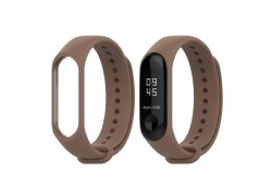 Ремешок силиконовый для XIAOMI MI Band 3/MI Band 4 цвет коричневый