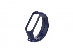 Ремешок силиконовый для XIAOMI MI Band 3/MI Band 4 цвет темно-синий
