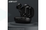 Наушники вакуумные беспроводные ACEFAST T2 Hybrid Noise Cancelling BT Bluetooth (черный)