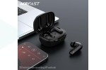 Наушники вакуумные беспроводные ACEFAST T2 Hybrid Noise Cancelling BT Bluetooth (черный)