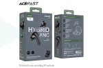 Наушники вакуумные беспроводные ACEFAST T2 Hybrid Noise Cancelling BT Bluetooth (черный)