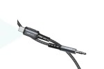 Переходник кабель ACEFAST C1-08 1м (Jack 3.5mm - Type-C) (серый)