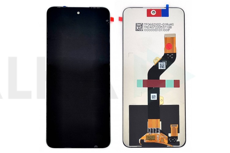 Дисплей для Infinix Hot 30 Play (X6835B)/ Itel P40+ (P683L) в сборе с тачскрином (черный) org