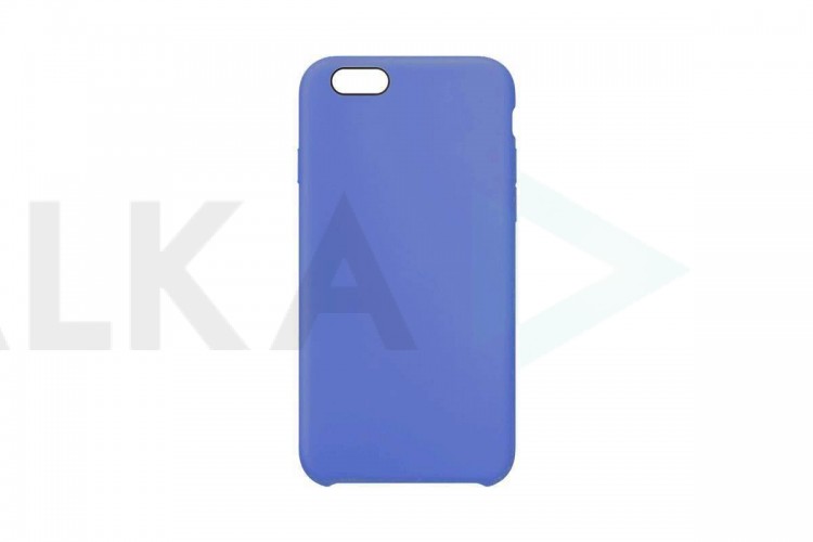 Чехол для iPhone 6 Plus/6S Plus Silicone Case Soft Touch (синий деним)