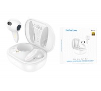 Наушники вакуумные беспроводные BOROFONE BW18 Initial sound true wireless headset Bluetooth (белый)
