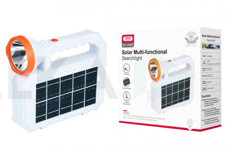 Ручной фонарь XO YH05 Solar Panel Outdoor Light (солнечные батареи) (белый)