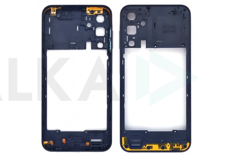 Средняя часть для Samsung A155F/ A156B Galaxy A15 4G/ 5G (рамка задней крышки) черный