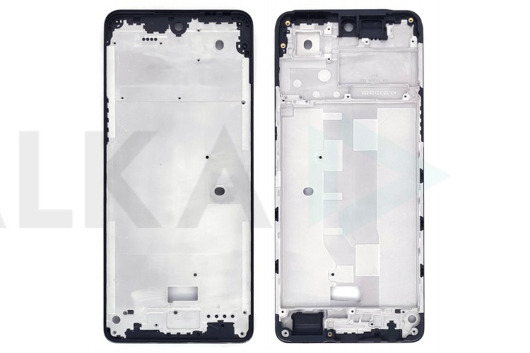 Средняя часть для Tecno Pova 6 Neo (LI6) (рамка дисплея) черный, с разбора