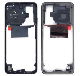 Средняя часть для Xiaomi Poco M4 Pro 4G (2201117PG) (рамка задней крышки) черный
