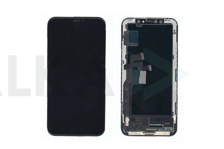 Дисплей для iPhone X в сборе с тачскрином (черный) OEM