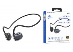 Наушники вакуумные беспроводные BOROFONE BE63 Talent air conduction BT headset Bluetooth (черный)