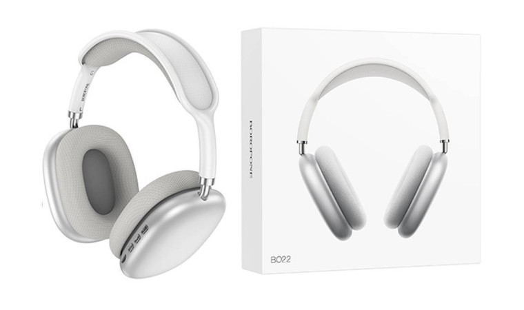 Наушники мониторные беспроводные BOROFONE BO22 Elegant wireless headset Bluetooth (серебристый)