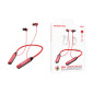 Наушники вакуумные беспроводные BOROFONE BE69 Crystal flash neck-mounted (красный кристалл)