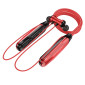 Наушники вакуумные беспроводные BOROFONE BE69 Crystal flash neck-mounted (красный кристалл)