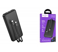 Универсальный дополнительный аккумулятор Power Bank HOCO J118 Speed energy with cable (10000mAh) (черный)
