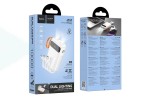 Универсальный дополнительный аккумулятор Power Bank HOCO J151 Spirit dual lighting four-cable (10000mAh) (белый)