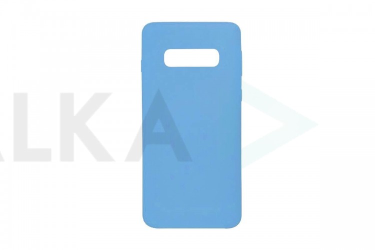 Чехол для Samsung S10e тонкий (голубой)