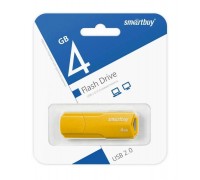 Флешка USB 2.0 SmartBuy 4 GB CLUE Yellow (SB4GBCLU-Y)