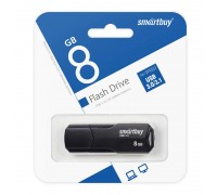 Флешка USB 3.1 SmartBuy 8GB CLUE Black (SB8GBCLU-K3)