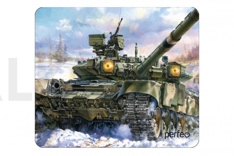 Коврик для мышки Perfeo "Tanks", Рис.8 (180*220*2 мм), ткань+резиновое основание