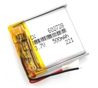 Универсальный аккумулятор 25x25x6 3.7V 500mAh (602525P)