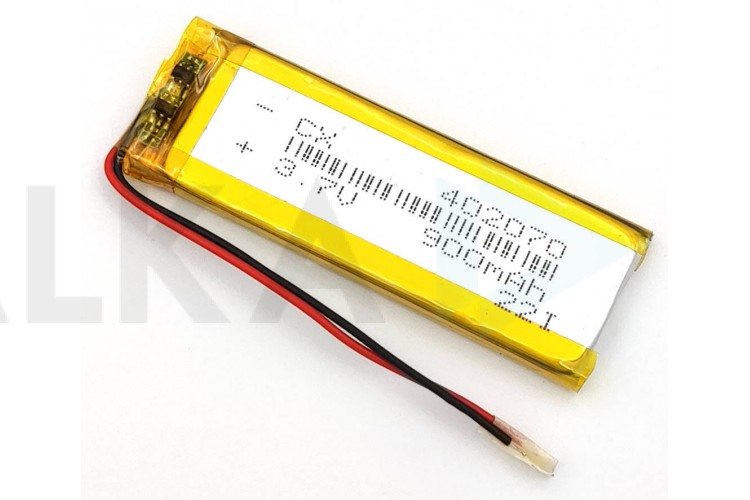 Универсальный аккумулятор 55x20x4 3.7V 900mAh (402055P)