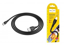 Кабель USB - USB Type-C HOCO X61, 3A (черный) 1м (силиконовый)