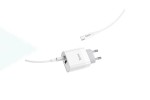 Сетевое зарядное устройство USB-C+ кабель Type-C HOCO C80A Rapido PD20W + QC 3.0 (белый)