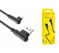 Кабель USB - MicroUSB BOROFONE BX58 2,4A (черный) 1м