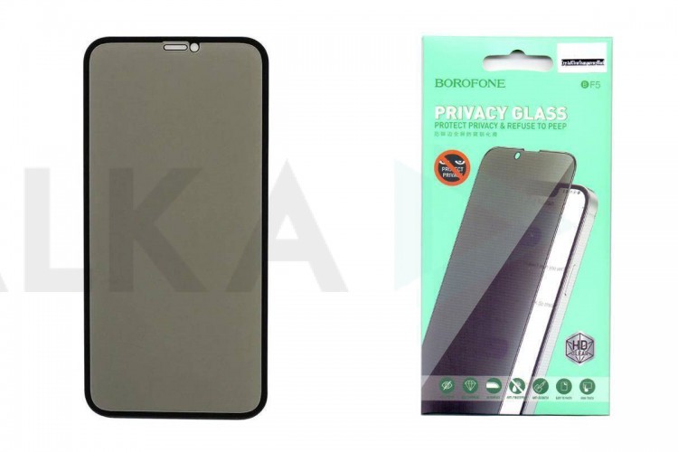Защитное стекло дисплея iPhone XR/11 (6.1) BOROFONE BF5 Security series (антишпион)