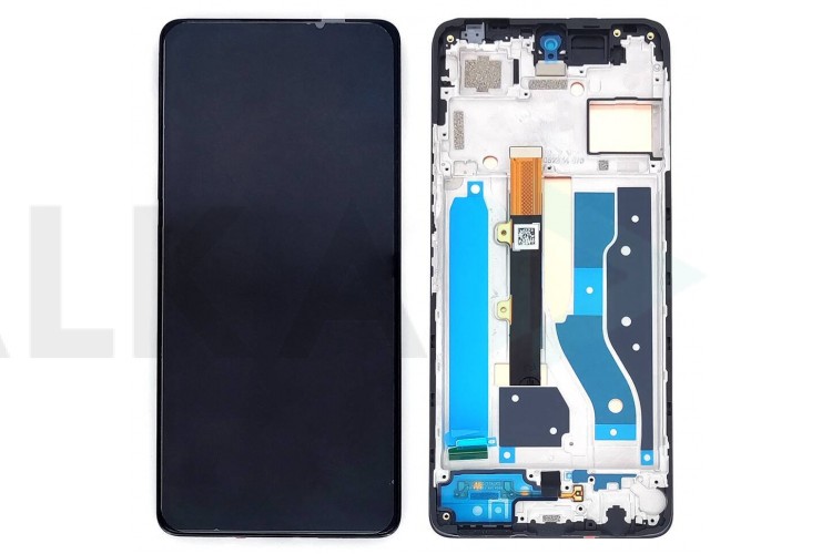 Дисплей для Tecno Camon 20 Pro 4G (CK7n)/ 20 (CK6n) в сборе с тачскрином + рамка (черный) org