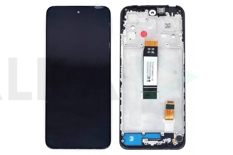 Дисплей для Xiaomi Redmi 12 4G (23053RN02Y) в сборе с тачскрином + рамка (черный) org